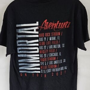 Immortal Concert Tour Black Graphic T-Shirt